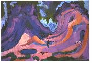 Ernst Ludwig Kirchner The Amselfluh Sweden oil painting artist